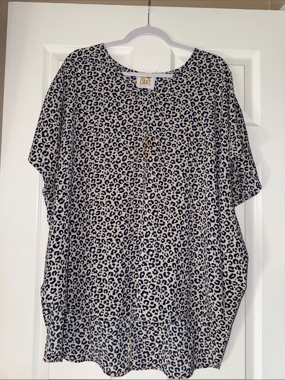 Cake Black and Cream Leopard Print Tunic